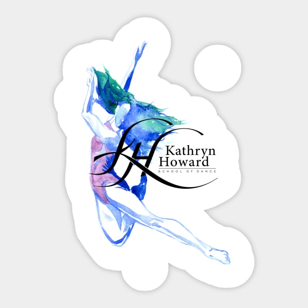 Kathryn Howard School of Dance/Sky's the Limit design Sticker by HaleyHowardArt